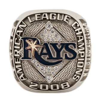 2008 Tampa Bay Rays AL Championship Staff Ring - Goist